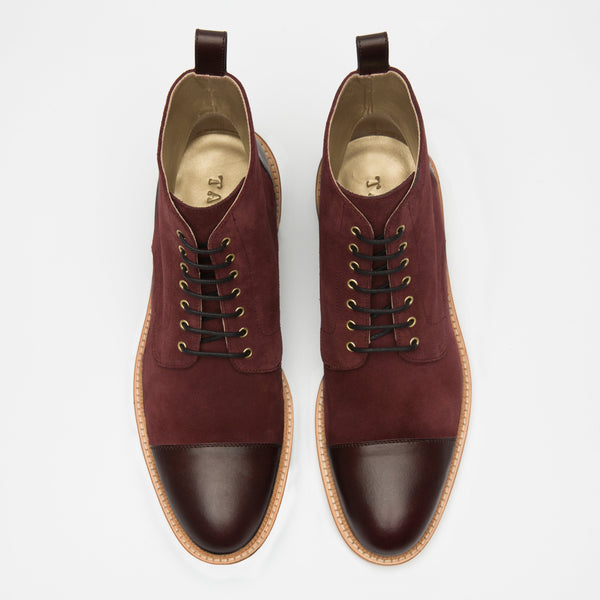 Troy Boot Oxblood Top